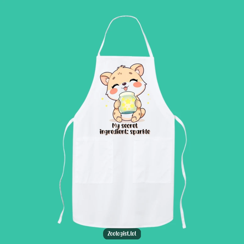 Funny Firefly Chef Apron - Cute Animal Character Cooking Humor Gift