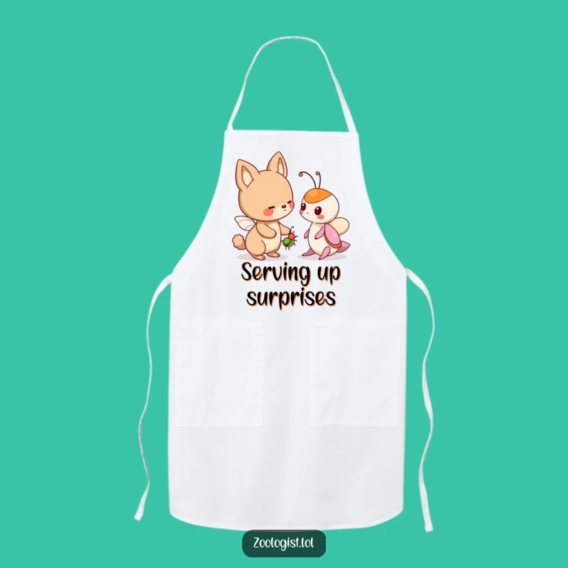 Funny Friendship Animal Apron: Kind Cook, Perfect Kitchen Gift