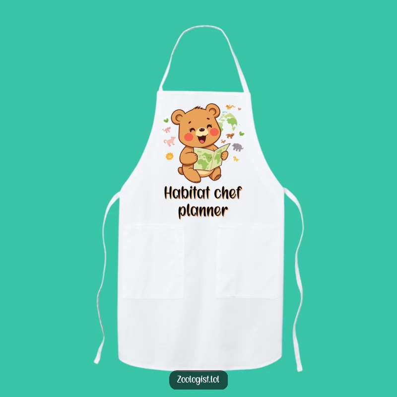 Funny Joyful Bear Apron: Hilarious Kitchen or Adventure Wear