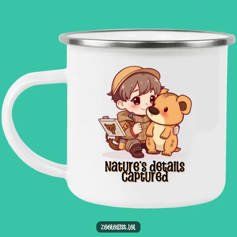 Funny Field Guide Sketch Camping Mug - Artist's Adventure Ready Gift