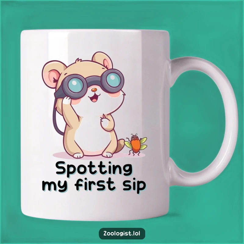 Funny Bug Explorer Mug: Animal Nature Lover Gift for Curious Minds