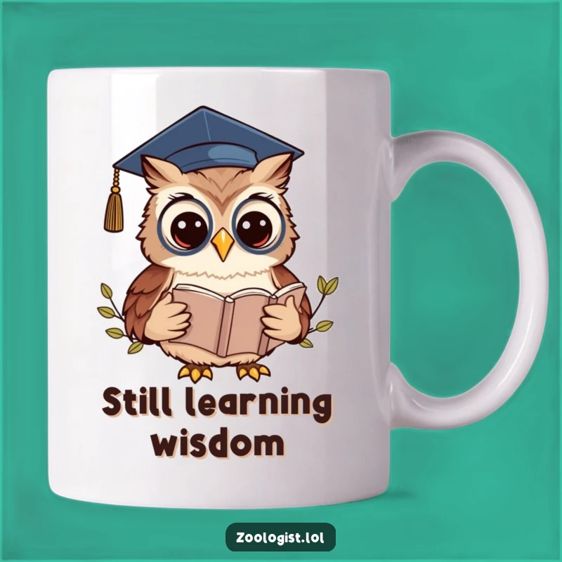 Funny Kawaii Owl Zoologist Mug - Smart & Hilarious Graduation Gift Idea!