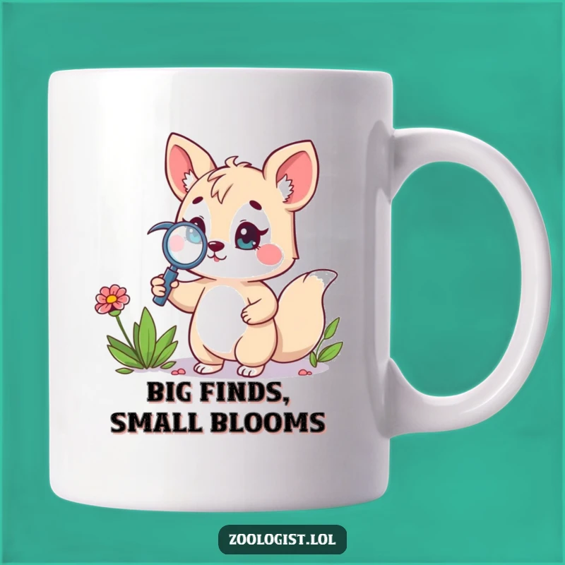 Funny Magnifying Glass Mug: Cute Animal Explorer Gift, Perfect Funny Gift