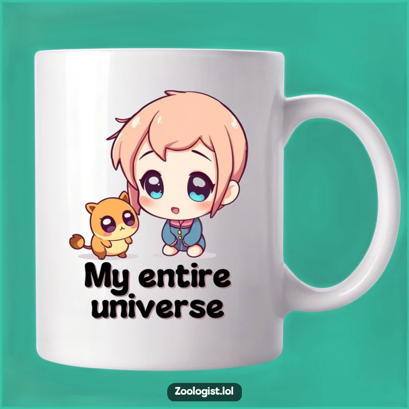 Funny Amazed Character Mug: A Tiny Creature Discovery Gift for Nature Lovers