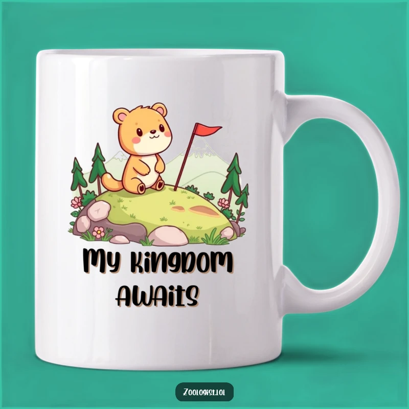 Funny Cheerful Animal Mug - Celebrate Every Vista with Humor