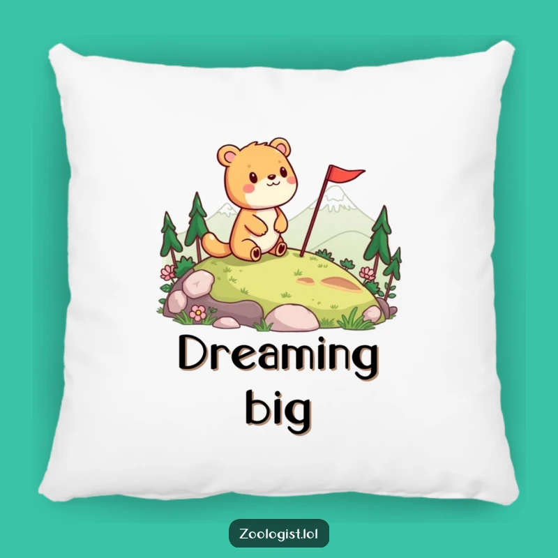 Funny Cheerful Animal Pillow - Cozy Comfort After Your Adventures