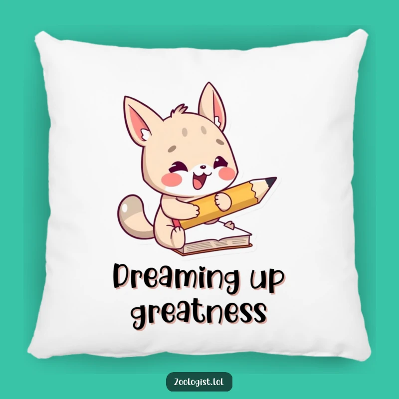 Funny Animal Pillow - Cozy Big Pencil Note Cushion Gift