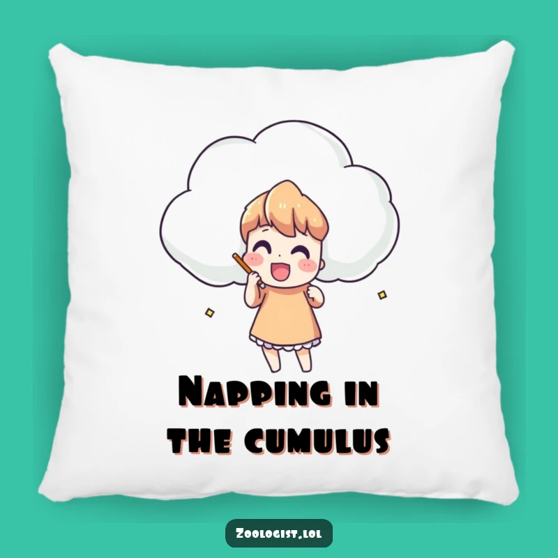 Funny Cloud Sketching Pillow: Rest Your Head on Creativity!