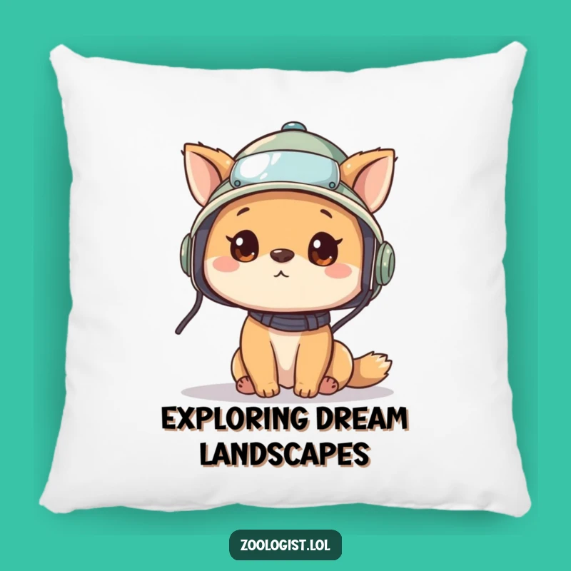 Funny Explorer Pillow: Cute Animal Adventure Decor, Perfect Funny Gift