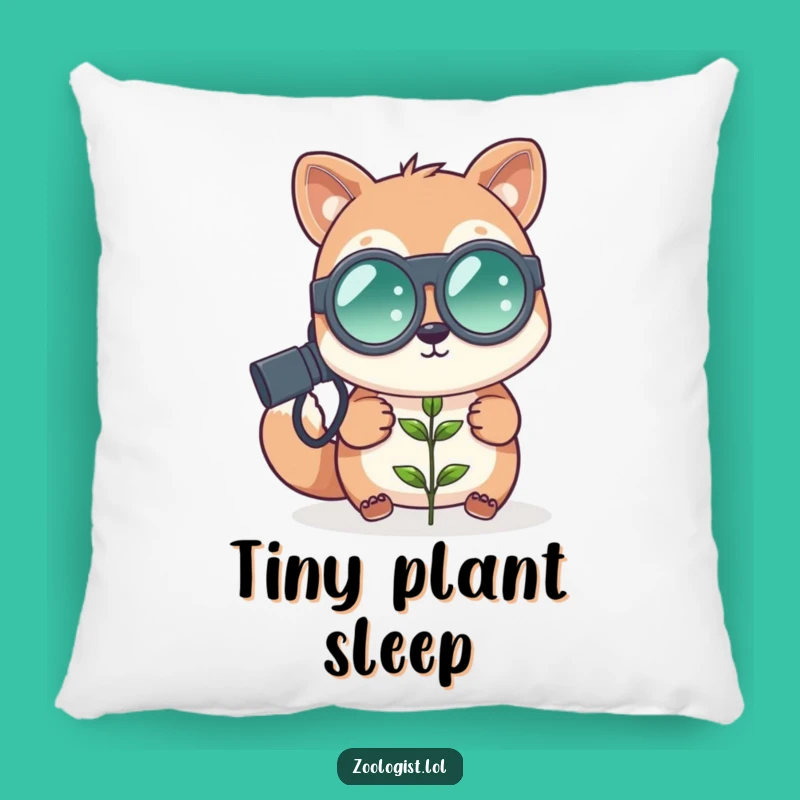 Funny Zoologist Pillow - Cozy Comfort for Nature Enthusiasts