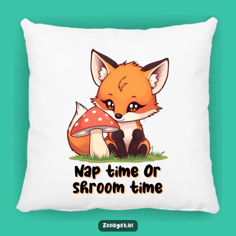 Cozy Funny Fox Mushroom Pillow: Add Playful Charm to Your Decor