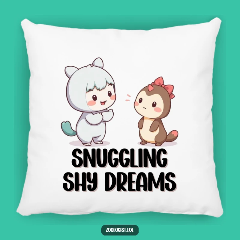 Funny Shy Creature Pillow: Cuddle Up with Compassion!