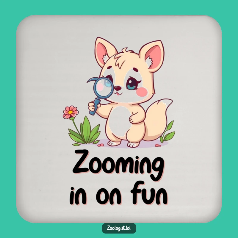 Funny Explorer Coaster: Cute Animal Drink Decor, Perfect Funny Gift