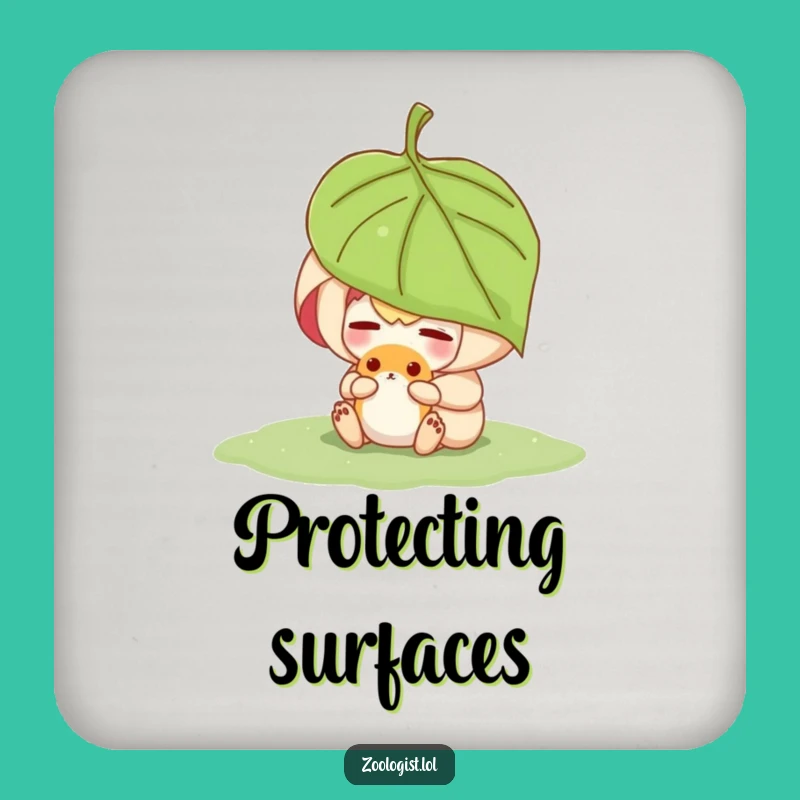 Funny Sheltering Animal Care Coaster - Protect Surfaces with Gentle Flair Gift