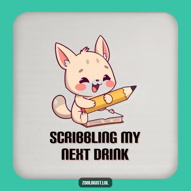 Funny Animal Coaster - Small Big Pencil Note Holder Gift