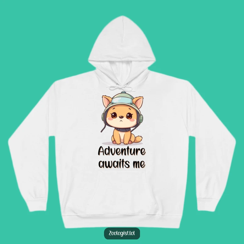 Funny Explorer Hoodie: Cute Animal Adventure Apparel, Great Funny Gift