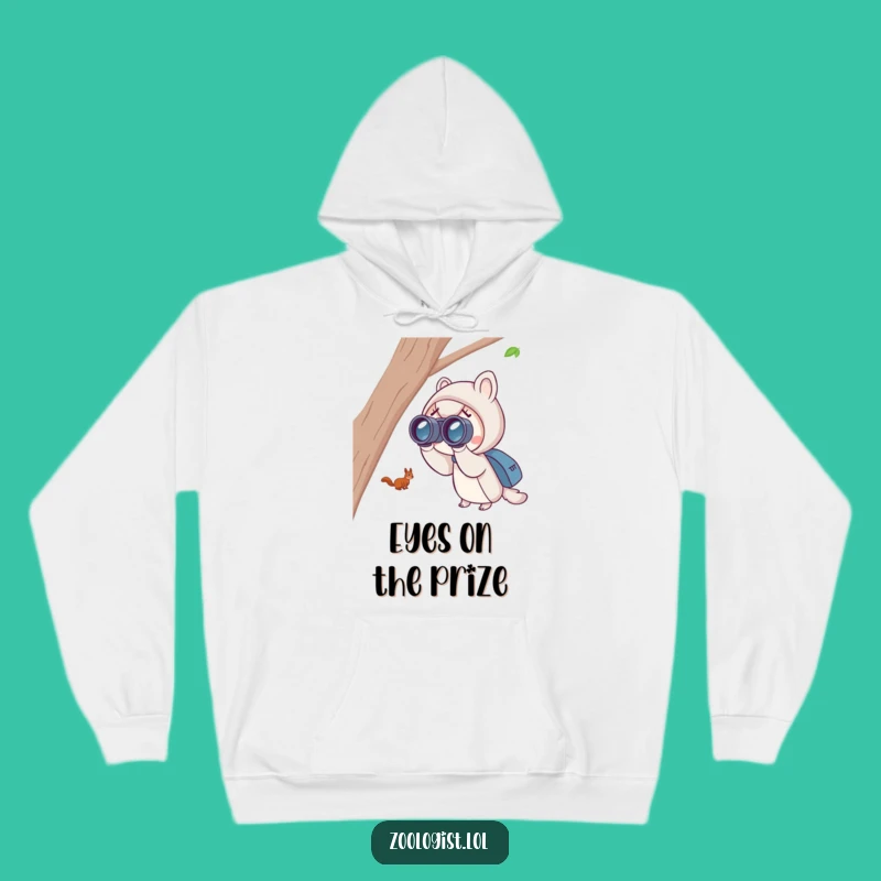 Funny Squirrel Spotting Hoodie: Cozy Wildlife Observer, Ultimate Gift for Nature Fans
