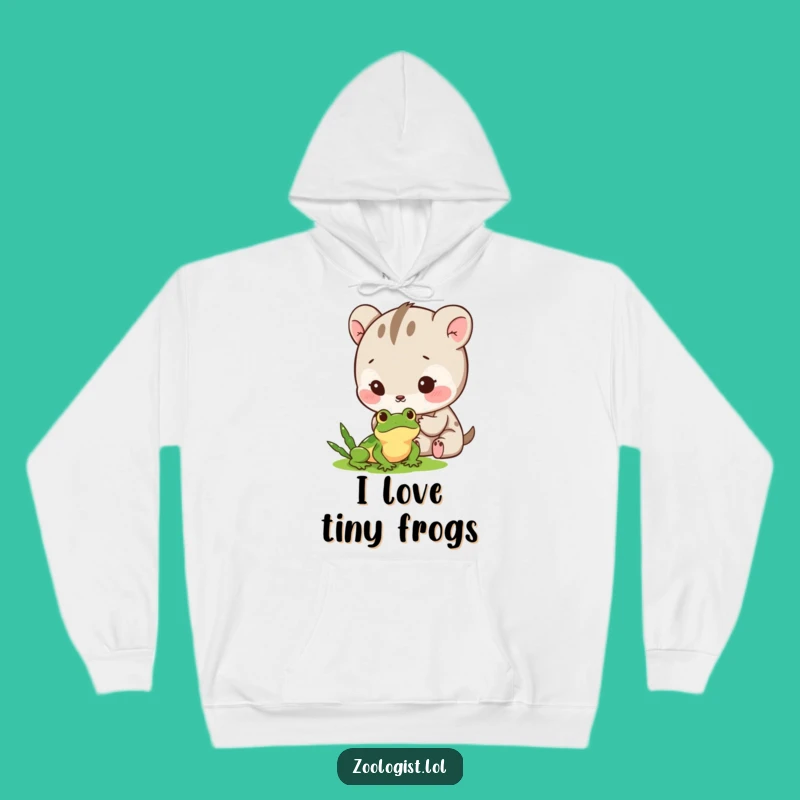 Funny Hoodie: Cute Animal Frog Watcher, Cozy Funny Gift!