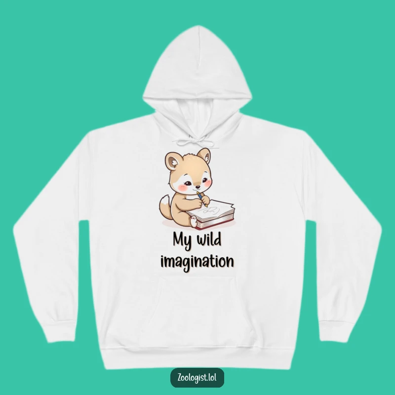 Funny Artist Hoodie: Cute Animal Sketch Apparel, Great Funny Gift