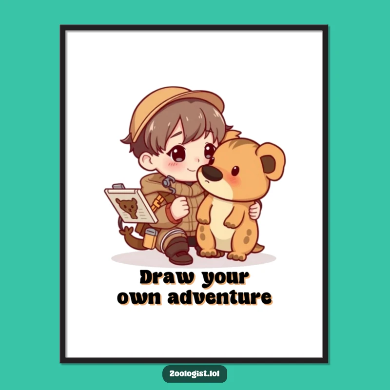 Free Printable Wall Art: Character Sketches Animals in Detailed Field Guide!