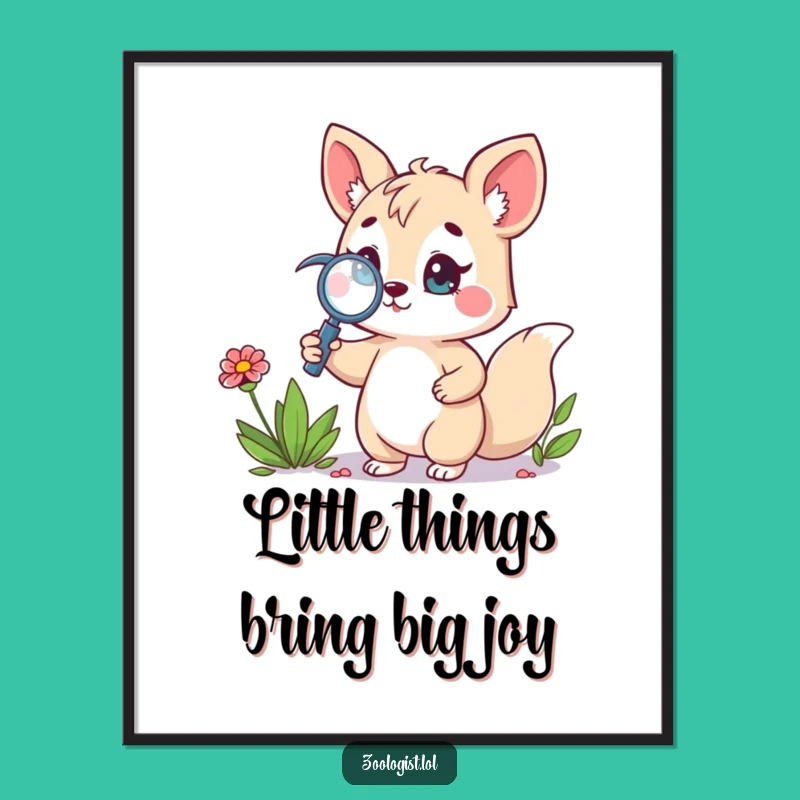 Funny Free Printable Wall Art: Cute Explorer Animal, Whimsical Downloadable Decor