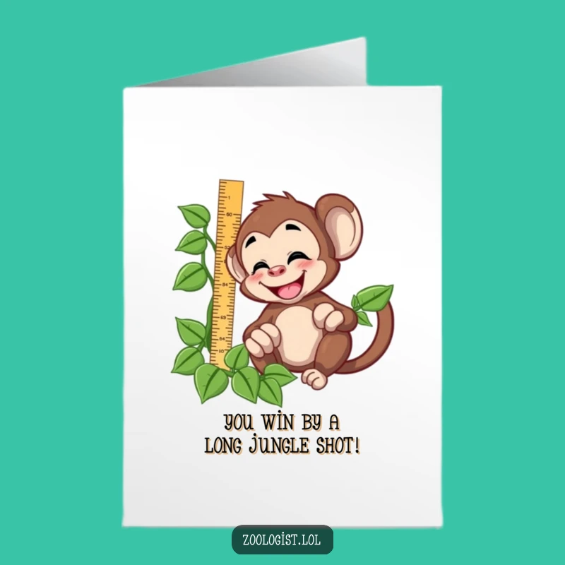 Chimpan-Seriously Good Free Printable Congrats Card: Monkey Humor Downloadable Gift