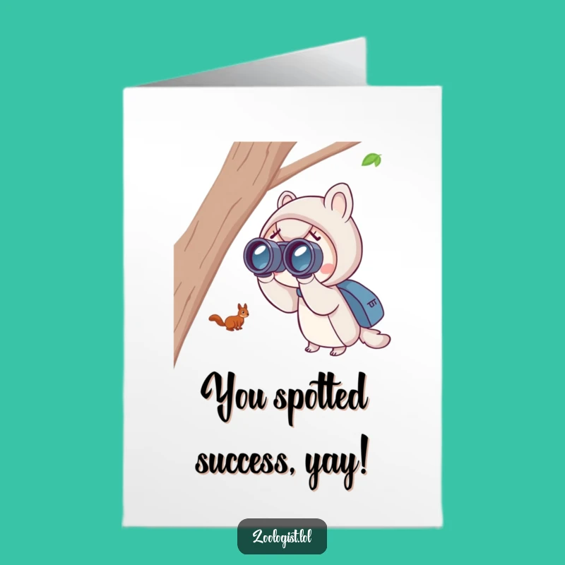 Free Printable Congrats Card: Cute Spotter, Exciting Discovery!