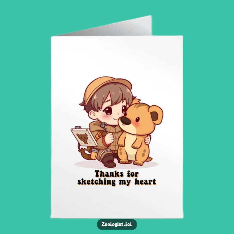 Free Printable Thank You Card: Sketching Gratitude in Detail!