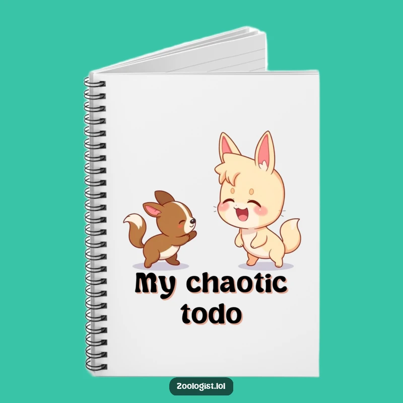 Funny Animal Chase Notebook: Jot Down Your Funniest Thoughts!