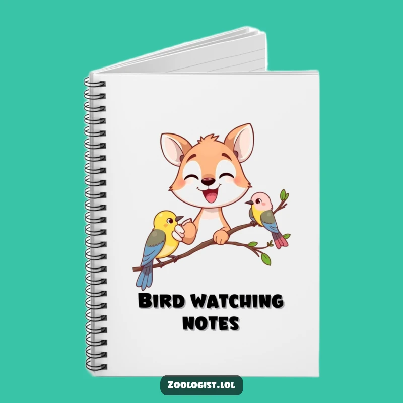 Funny Animal Gazer Notebook - Excited Journal for Nature Notes
