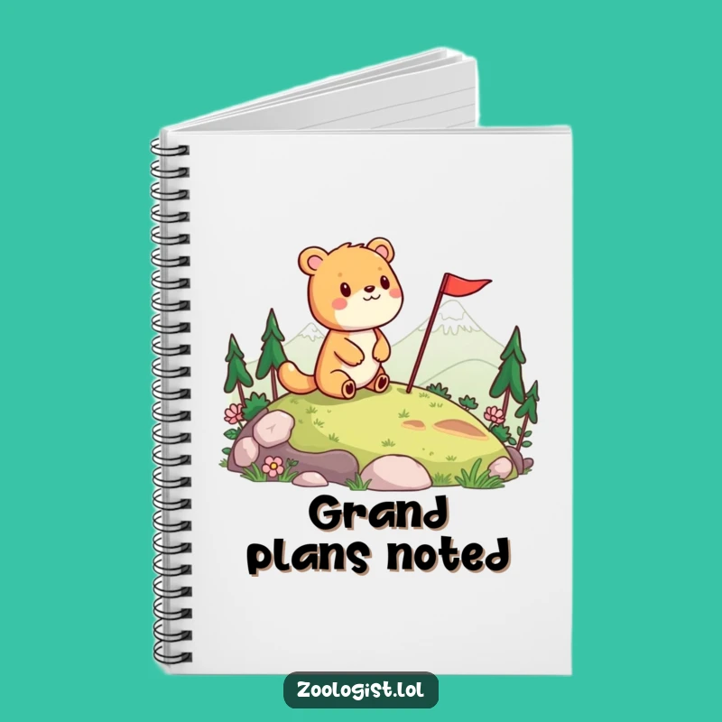 Funny Cheerful Animal Notebook - Record Your Adventures!