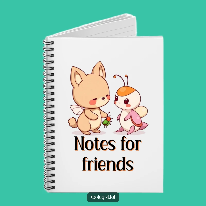Funny Friendship Animal Notebook: Kind Notes, Perfect Journal Gift
