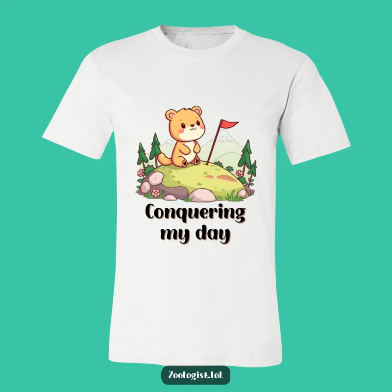 Funny Cheerful Animal T-Shirt - Conquer Your Day with Style