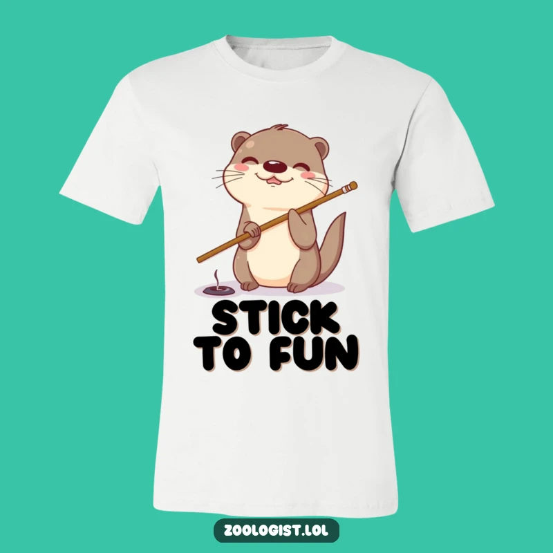 Funny Giggling Otter T-Shirt: Wear Your Playful Poking Passion