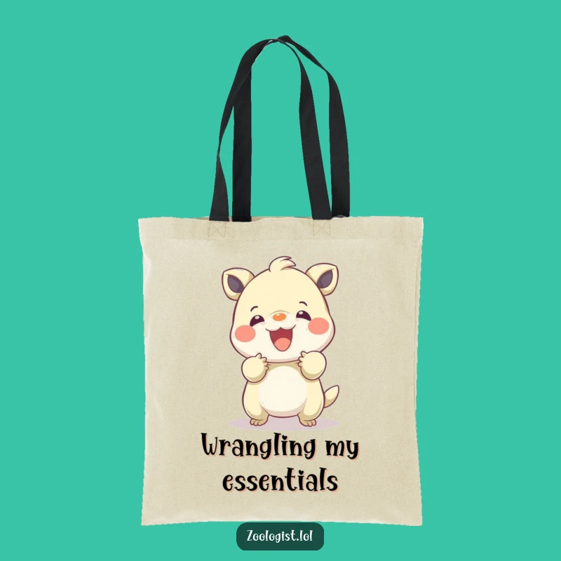 Funny Gentle Beast Handler Tote Bag: Carry Your Kindness!